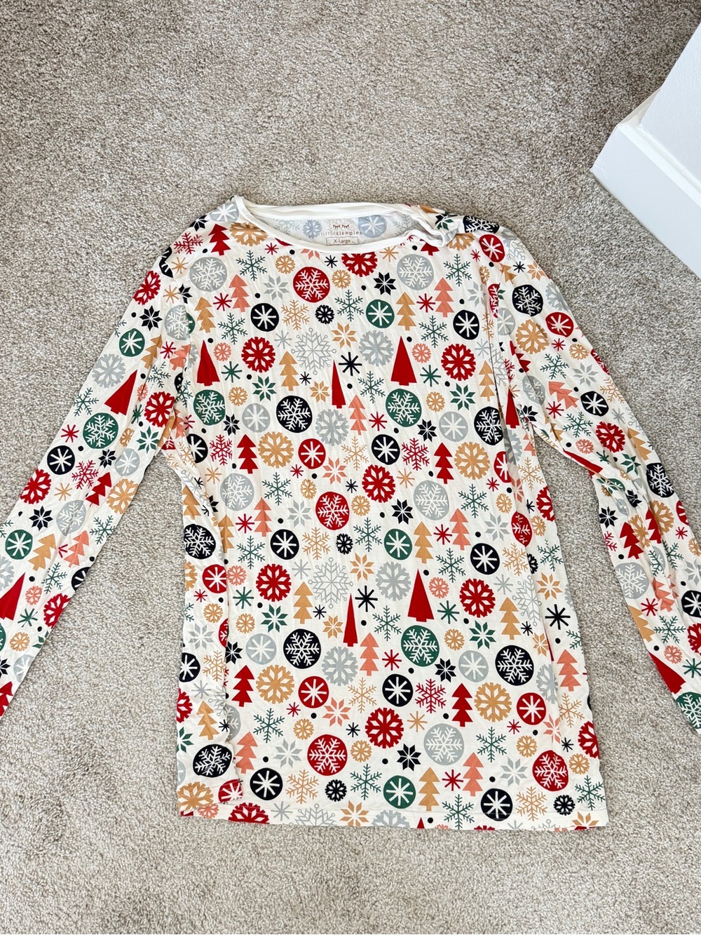 Little Sleepies Matching Family Holiday Pajama Set, Men’s XL - Picture 2 of 3